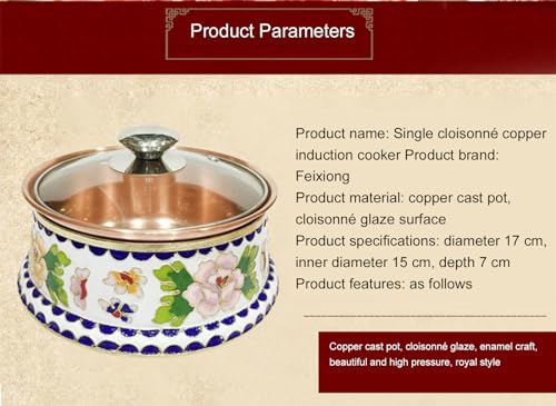 Olla para fondue de cobre pequeña para cocina miniatura 2
