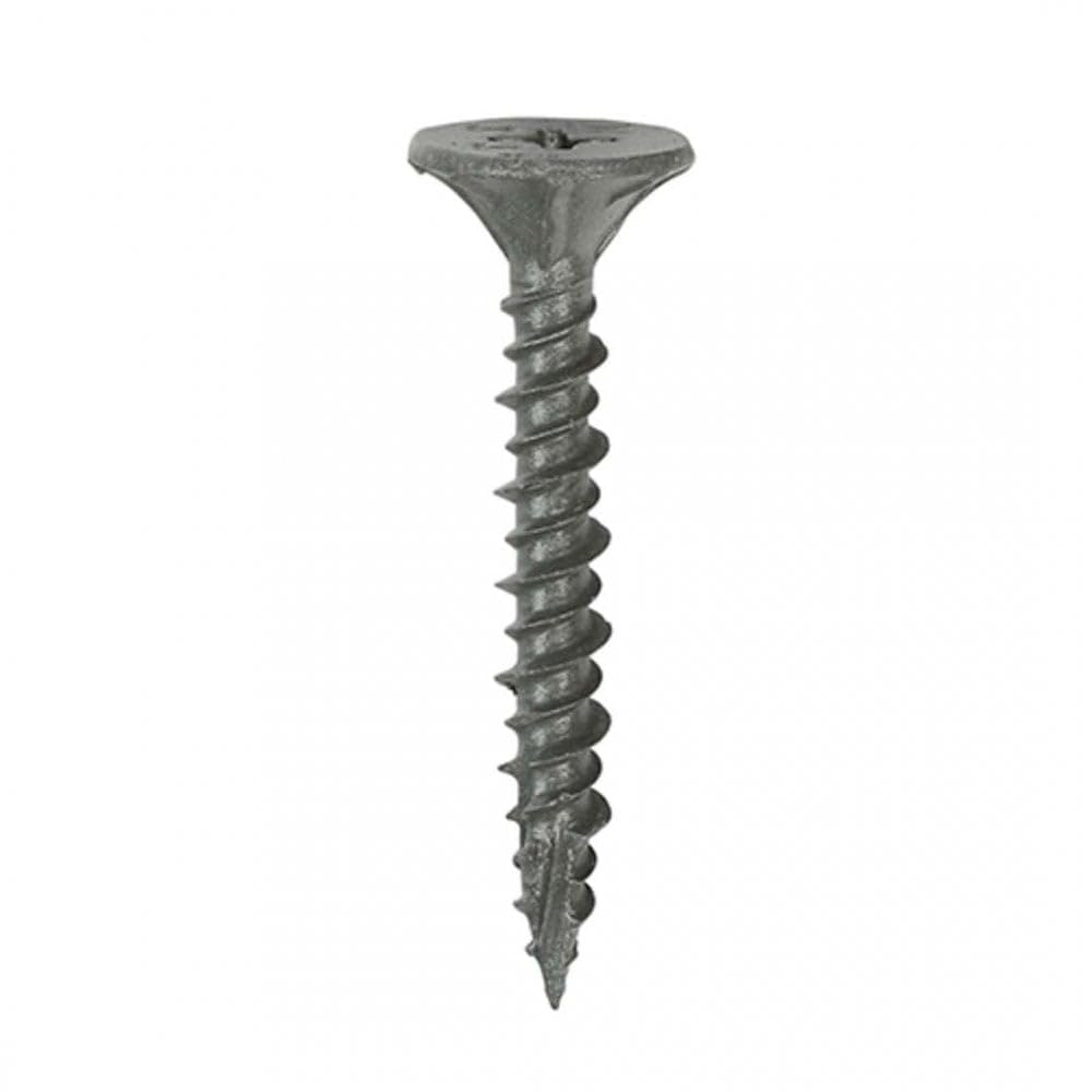 TIMCO Drywall Construction Timber Stud Cement Board Screws - PH - Countersunk Wafer - Twin-Cut - Exterior - Silver Organic - Box of 200-217283