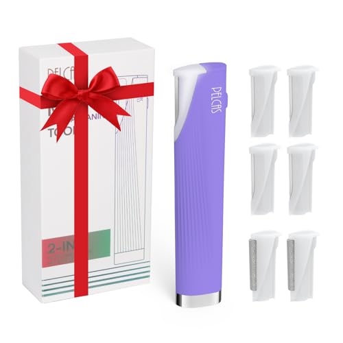 PELCAS Electric Dermaplaning Tool with LED Light, Dermaplane Razo...
