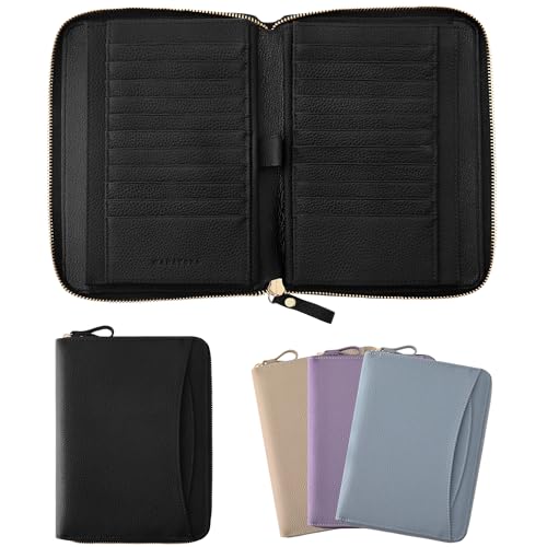 [HANATORA] 蒠 蒠 q蒠 {v f@ J[h ʒ pX|[g }`P[X t@Xi[P[X A6 fB[X oYj a 蕨 VNU[ ubN HMC02-Black