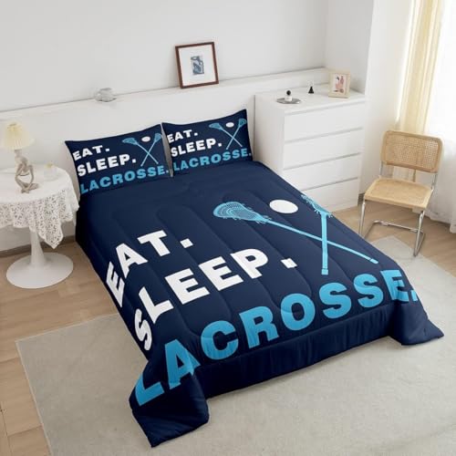 Image of Feelyou Lacrosse Comforter Set for Kids Adults