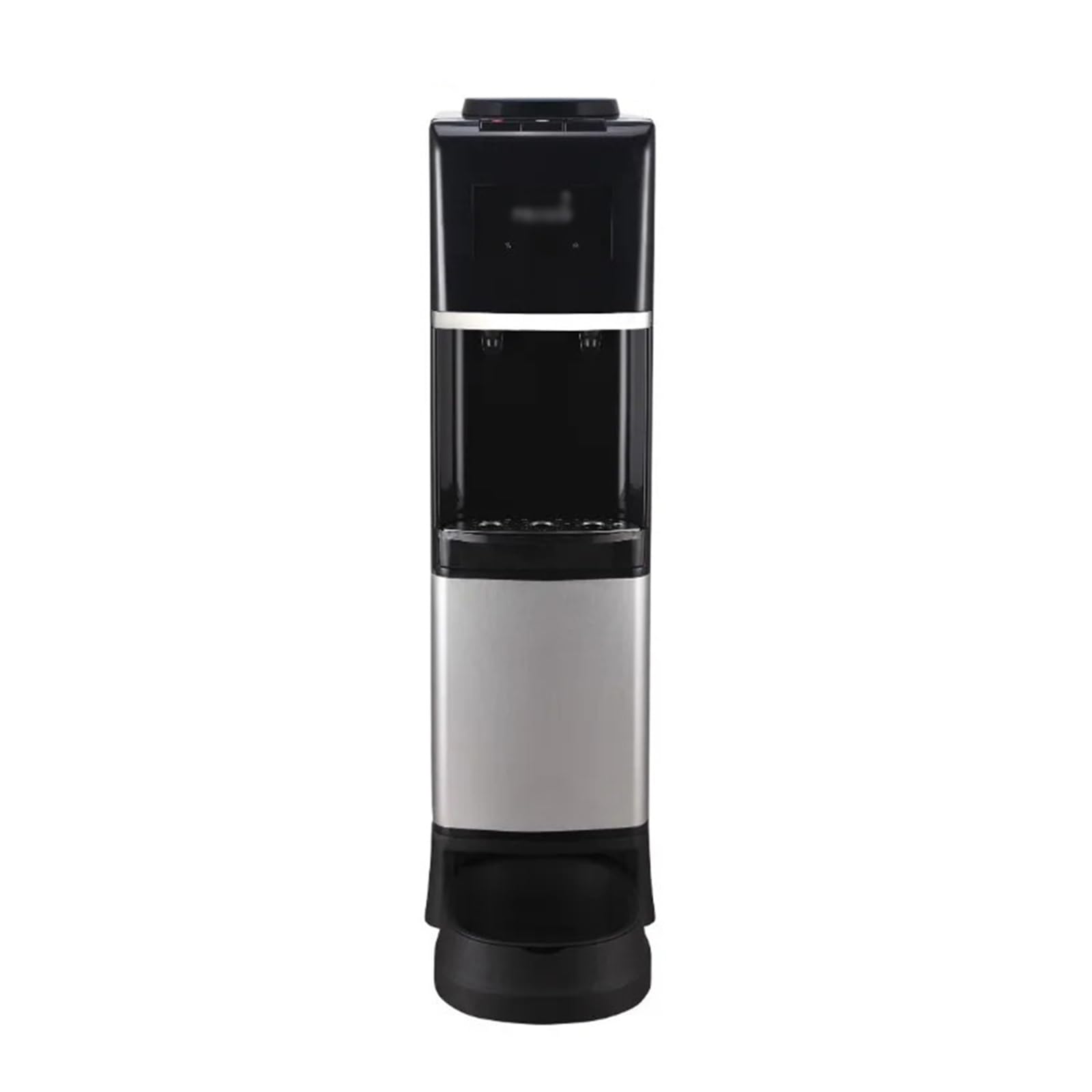 water purifier dispenser Water Dispenser Top Loading Hot/Cold Temperature Black and Stainless Steel Modern