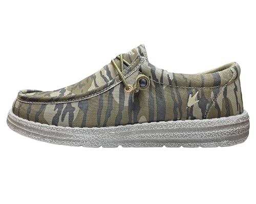 FROGG TOGGS Men's Java 2.0 Casual Slip on Shoes, Mossy Oak Original, 7