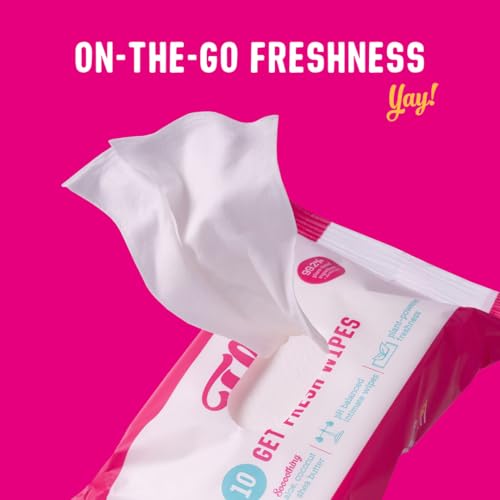 Image of Here we Flo Wipes Get Fresh, 10 CT