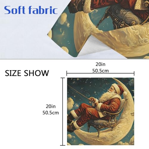 Servilletas de Tela de Navidad Multicolor Pack x6 miniatura 6