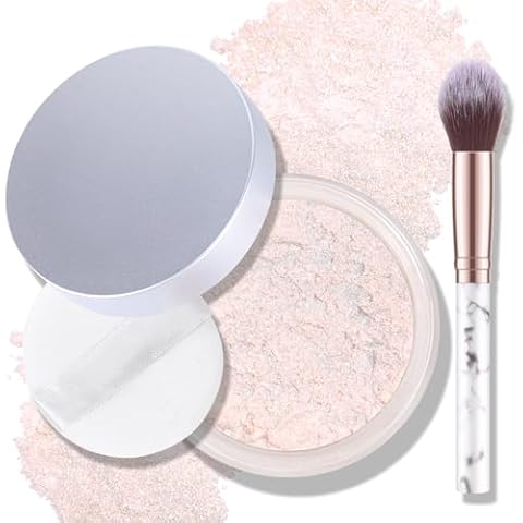 KYDA Pearl Loose Powder with Shimmer Finish Cover
