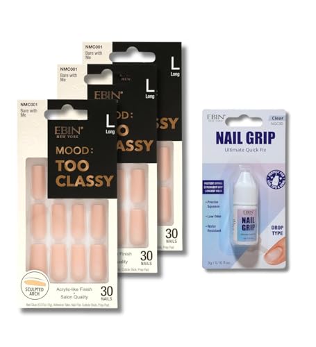 3x Mood Too Classy Bare with Me Bundle with Nail