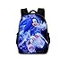 Sonic Zaino Junior per bambini Sonic The Hedgehog zaino, ragazzo, bambino, 3D Big Bag scuola, zaino da viaggio degli uomini, di Lady Anime Laptop Indietro