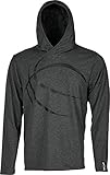 spalding nba street ball impresión frontal grande Spalding Street Longsleeve with Hood Anthra Melange XS