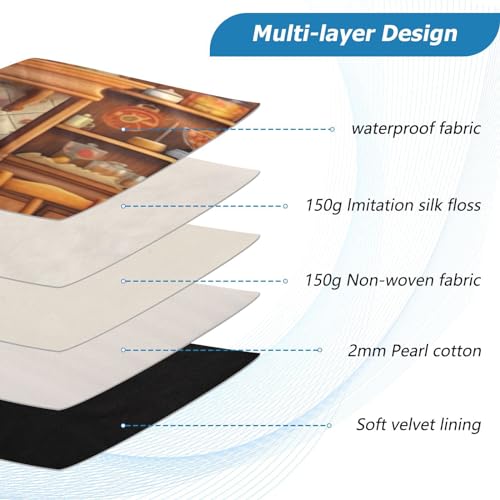 Funda para portátil 13-14 pulg. con diseño Cartoon House miniatura 4