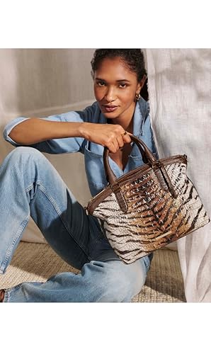 Image of BRAHMIN Duxbury Satchel - Feline Hermosa