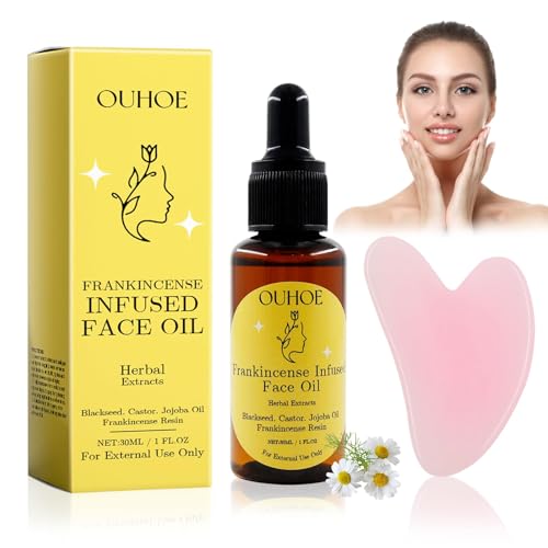 Olio di incenso, olio di resina di incenso biologico, siero anti-età naturale al 100% puro, siero idratante, Boswellia Serrata, olio per massaggi. (1 pz)
