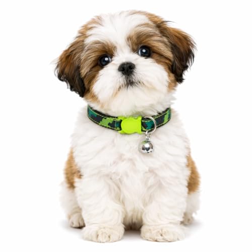 Image of Emily Pets Cat Collars with Bells - Breakaway Kitten Collar and Adjustable 4-7in,Cute Kitty Collar for Girl Boy Cats,Pet Gifts,Accessories,Supplies,Stuff (Color May Vary)