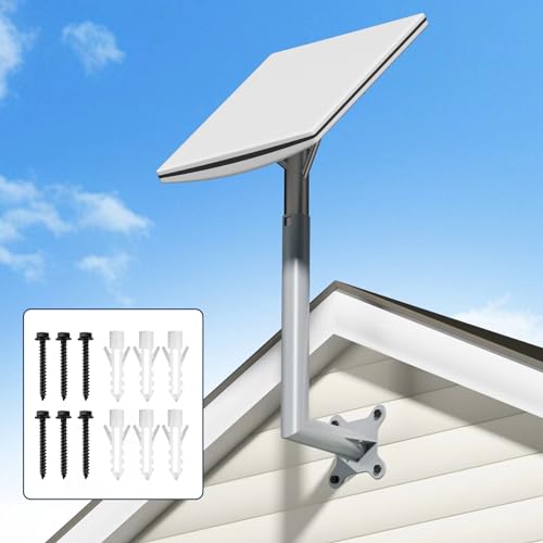 Starlink Mount,Mount Bracket Compatible for Starlink V2, Mounting Kit for Starlink Internet Kit Satellite, Starlink Short Wall Mount,Starlink Pole Mount, Starlink Mount Adapter?Long Bracket