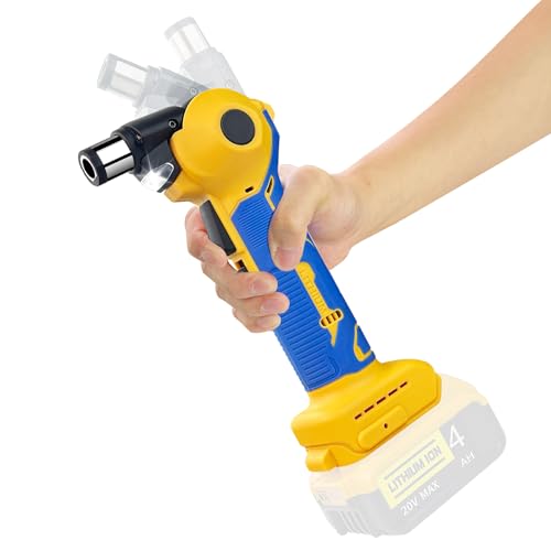 Lezwuatoolz Cordless Palm Nailer for Dewalt 20V Battery 14000 RPM Brushless Auto Hammer 0-90 Adjustable Magnetic Tip Framing Nailer for Joist Hangers Tight Spaces (Battery Not Included)