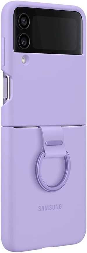 Samsung Galaxy Z Flip4 Official Silicone Cover with Ring Bora Purple