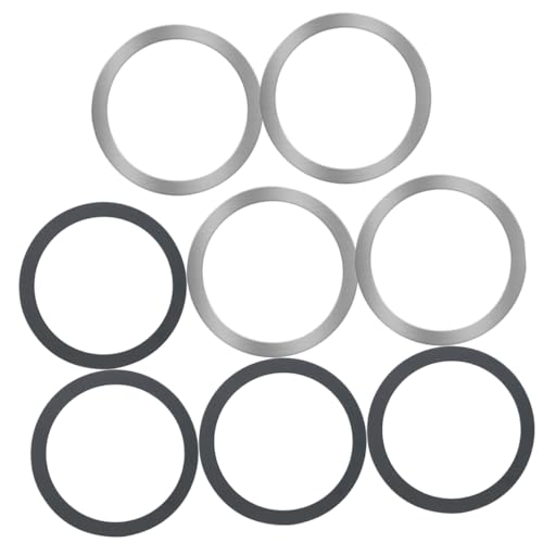 COLLBATH 8 St Magnetiska Rings för Trådlös Laddning av Mobiltelefoner