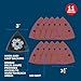 Bosch OSL350SPDK 11 pc. Starlock® Oscillating Multi-Tool Delta Sanding Pad Kit
