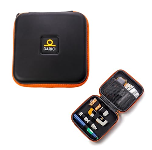 Dario Diabetes Travel Case Bag – For Glucose Monitor Kit & Other Diabetic Supplies (Large, Black) #TOP17