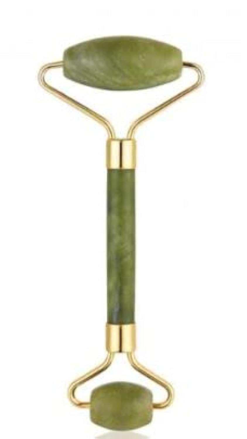 Ushas Jade Roller For Face- Facial Roller To Reduce Aging Wrinkles & Puffiness Around Eyes & Neck