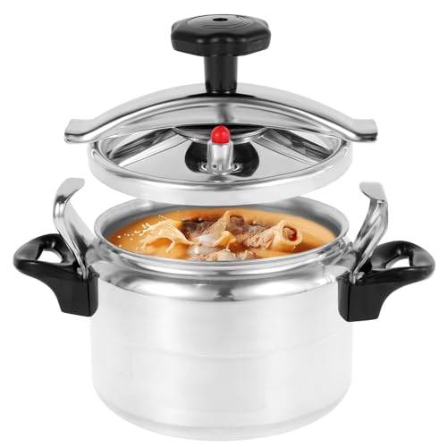 Pressure Cooker, Aluminum Explosion-Proof Pressure Cooker, 3L(3.17QT) Capacity, Silver