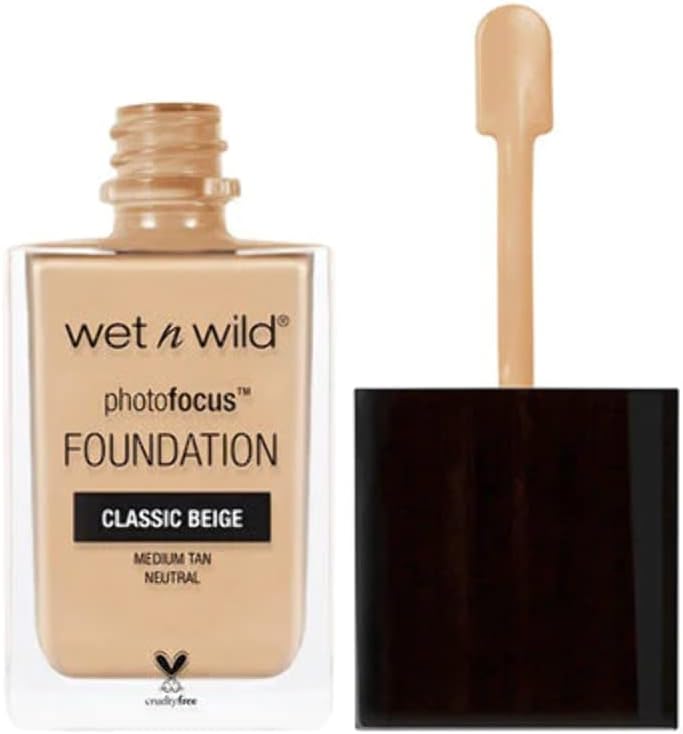 Wet N Wild Photo FocUS Foundation, Classic Beige, 1 Oz.​/30 Ml