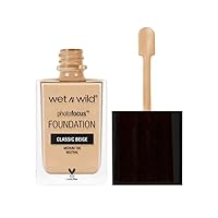 Vista 25 de Wet n Wild Photo Focus Base Líquida Mate Foundation Porcelain, Vegana y Libre de Crueldad (Paquete de 4)