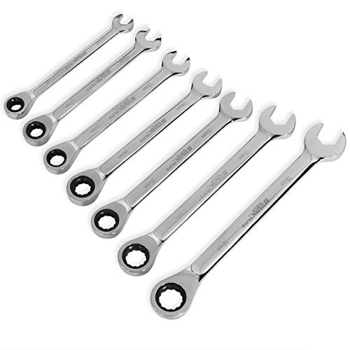 Set de 7 llaves fijas métricas 10-18mm pulidas miniatura 1