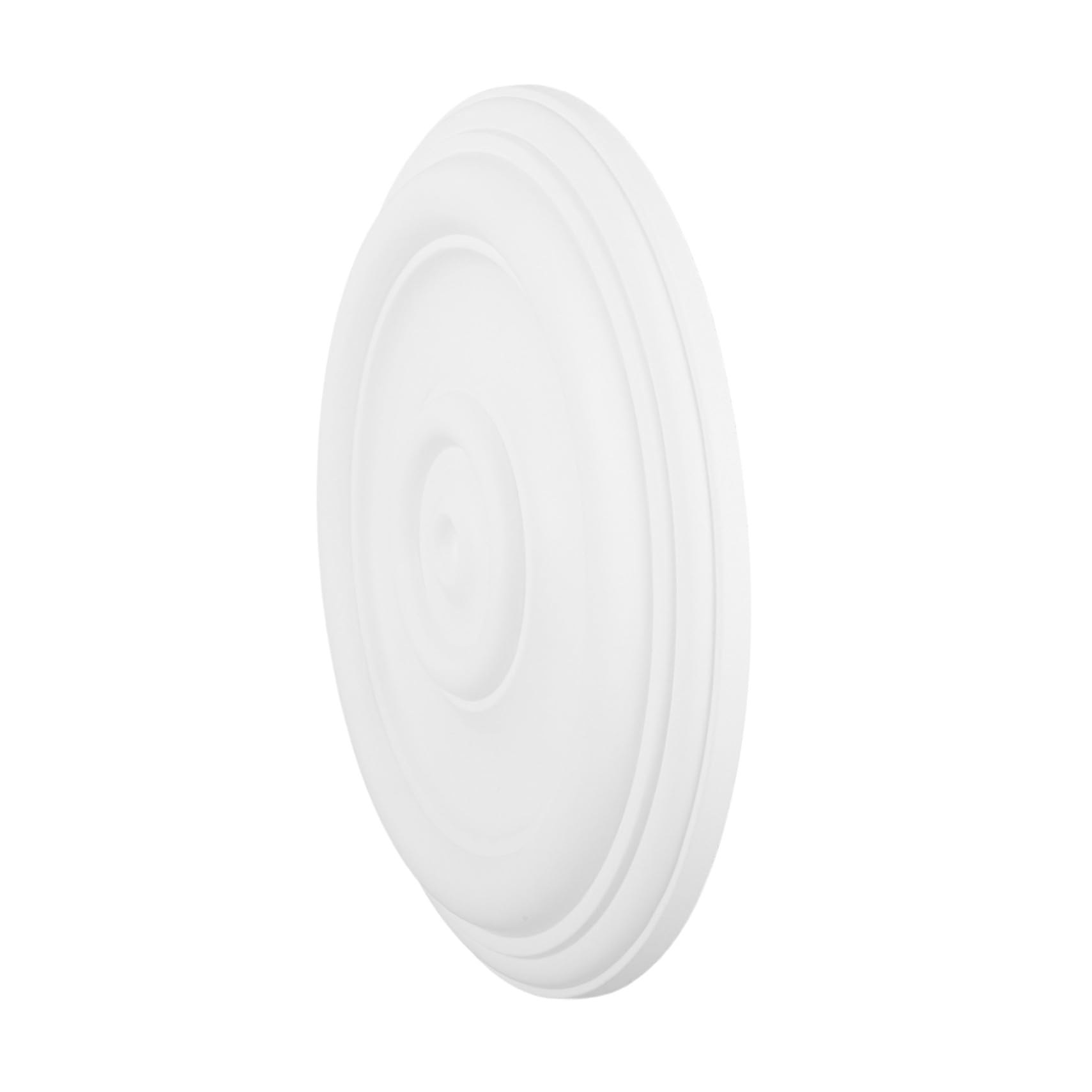 Rosace de plafond pour cacher les cables de suspension, medaillon blanc Toddmomy