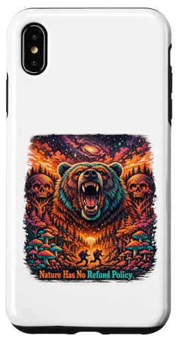 Nature Has No return Policy Bear Camping�n�C�L���O���B���e�[�W���C���h �X�}�z�P�[�X iPhone XS Max �p