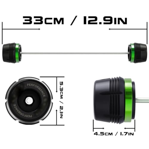 Protégez la fourche de votre Ninja 650 contre les chutes curseur essieu avant