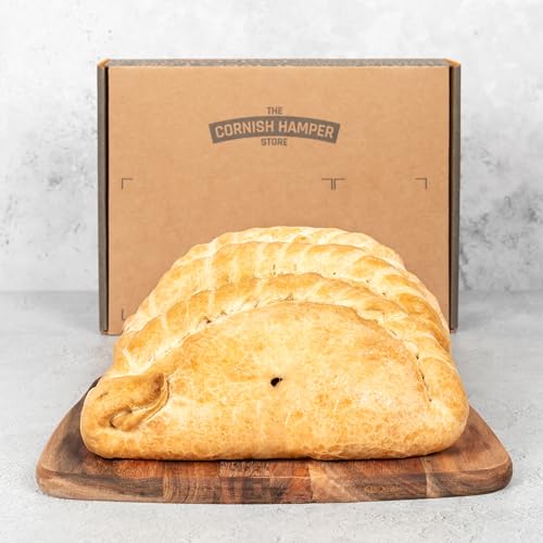 3 x Traditional Cornish Steak Pasties | Pre-Baked & Ready to Eat | Pasty Gift Hamper for Dad Cornwall Lovers Birthdays | Pasties by Post
