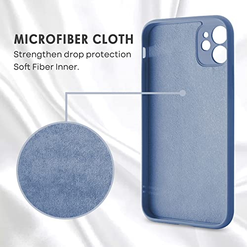 Souligo Iphone 11 Case, Phone Case Iphone 11, Slim Silicone Protective Kickstand Ring Holder Soft Rubber Hybrid Hard Bumper Shockproof Protection Non-Slip With Car Mount Girls Women Cover, Grey #TOP1