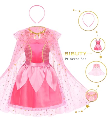 Disfraz de Princesa para Niñas 3-6 Años Rosa miniatura 5