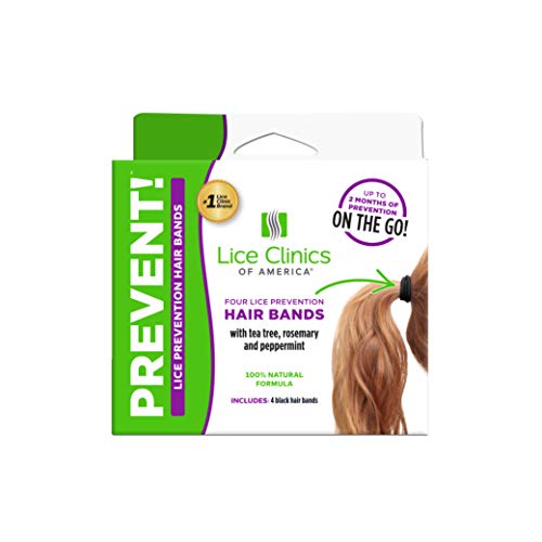 Lice Clinics of America Lice Prevention Hair Bands - Repel Lice with 100% Natural Essential Oils
