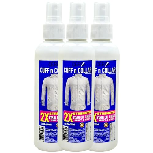 Image of CERO 2X strength Cuff & Collar Pre Wash Dirt and Stain Remover (200ml) Pack Of 3