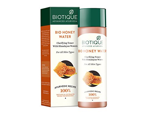 Image of Biotique Bio Honey Water Clarifying Toner, 120ml And Biotique Bio Wheat Germ FIRMING FACE and BODY NIGHT CREAM For Normal To Dry Skin, 50G