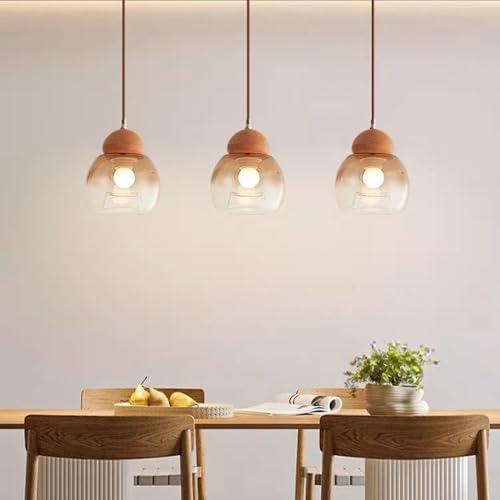 Lampe à suspension créative en verre luminaire balcon encastré - 6