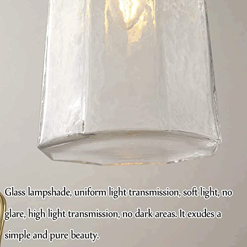 Iluminación de cristal vintage soplado a mano con sofisticada base de latón 6