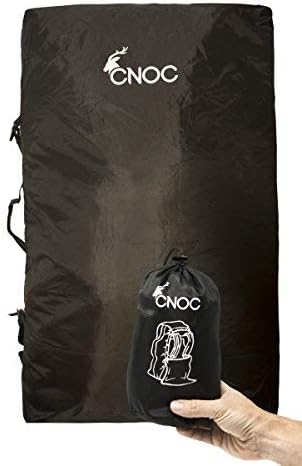 CNOC 2in1 Rain Protection & Transport Bag for Trekking Bags (50L / 80L) I Protective Bag + Bag for Trekking Rucksack l Rain Cover - Ideal Protection for Trekking, Backpacker, Aircraft - Waterproof