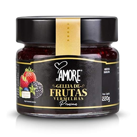 Geleia RB Amore Premium sabor Frutas vermelhas - 220g