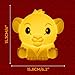 The Lion King Simba SquishyGlo Silicone Light, Officially Licensed Disney Lamp for Kids & Teens, Cordless & Rechargeable Bedroom Décor, Collectible Merchandise | Paladone