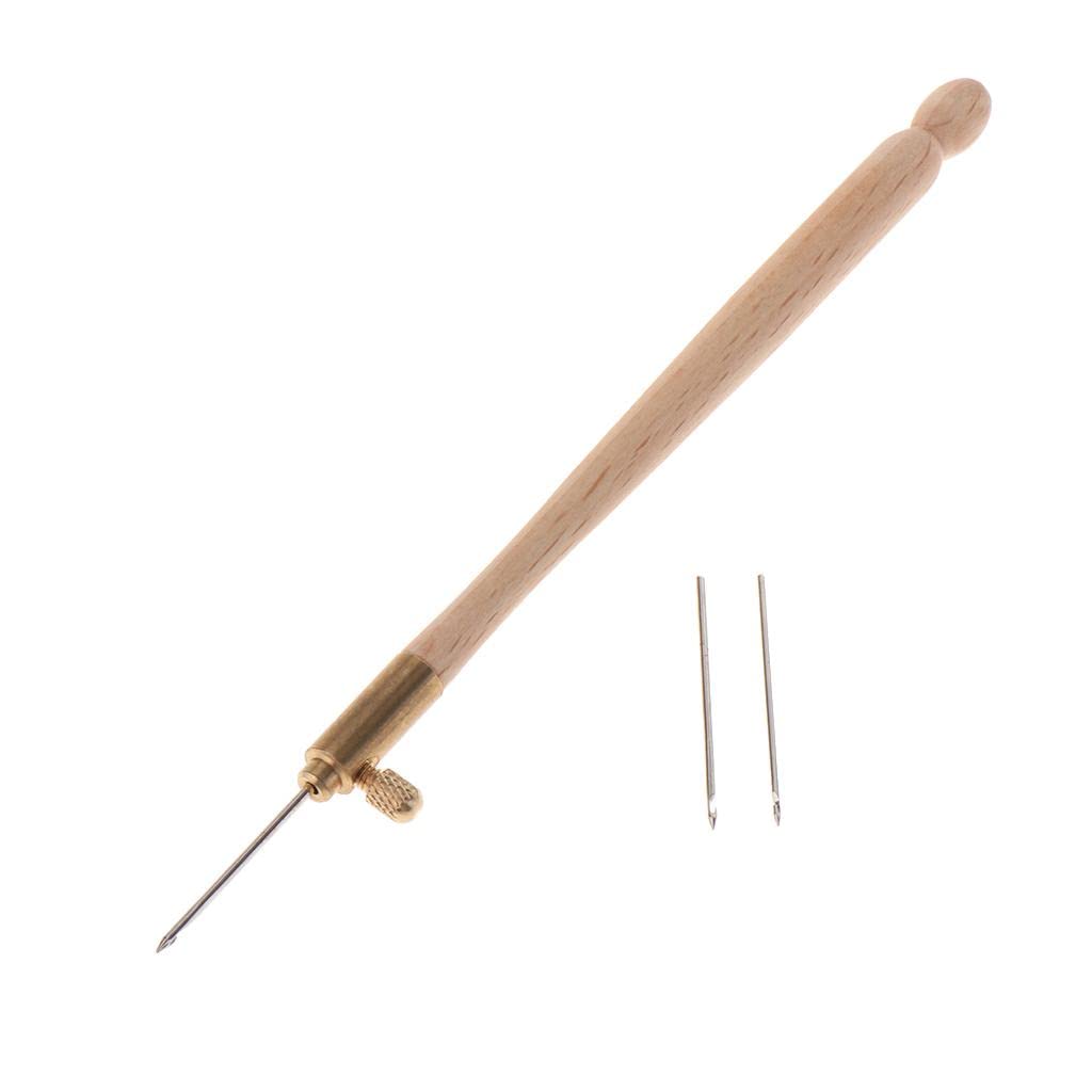 Enfile-aiguille à Broder Avec Manche En Bois, Outils De Couture DIY