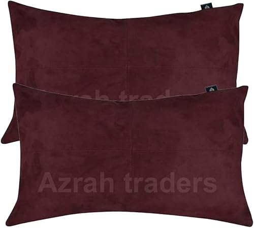 Funda de almohada de piel de cordero Sued - Funda para cojín de sofá, fundas rectangulares decorativas para sala de estar y dormitorio, 18 x 26 disponible en Yaxa El Salvador