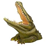 Simulación de cabeza de cocodrilo de juguete. Deja que los niños experimenten el encanto de la naturaleza.
