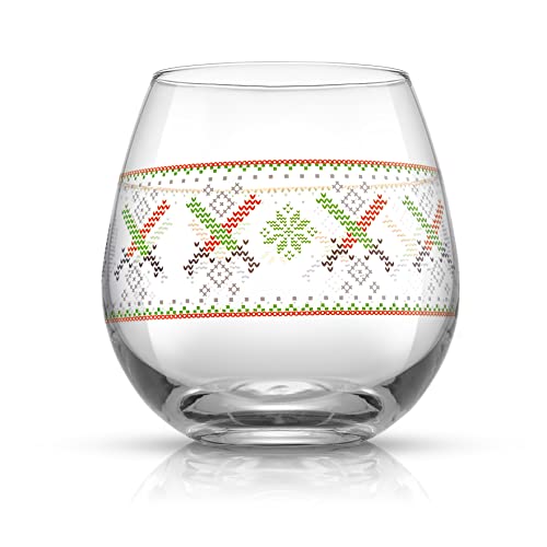 Joyjolt Star Wars™ Ugly Sweater Stemless Glasses. Set Of 4 Large 15Oz Stemless Glass Drinking Glasses, Star Wars Kitchen Glasses. Star Wars Gifts For Men Or Women, Star Wars Collectibles For Adults #TOP7