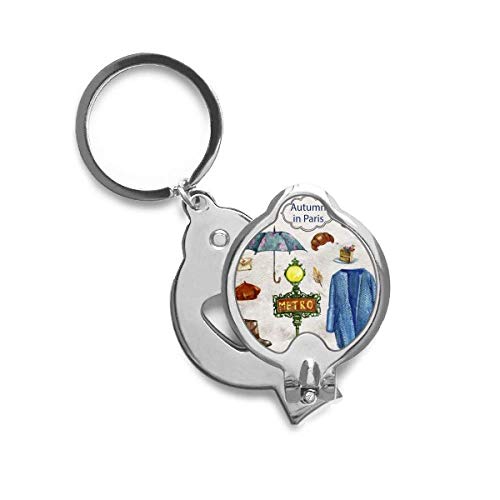 Coupe-ongles France avec motif robe et parapluie DIYthinker