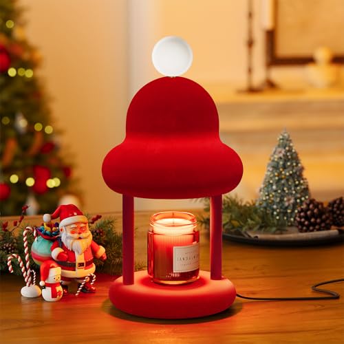 Christmas Candle Warmer Lamp with Timer, Dimmable Wax Warmer Lamp,