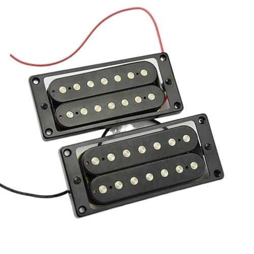 エレキギター用ピックアップ ブラックハムバッカーダブルダブルオープン7弦エレキギターピックアップ