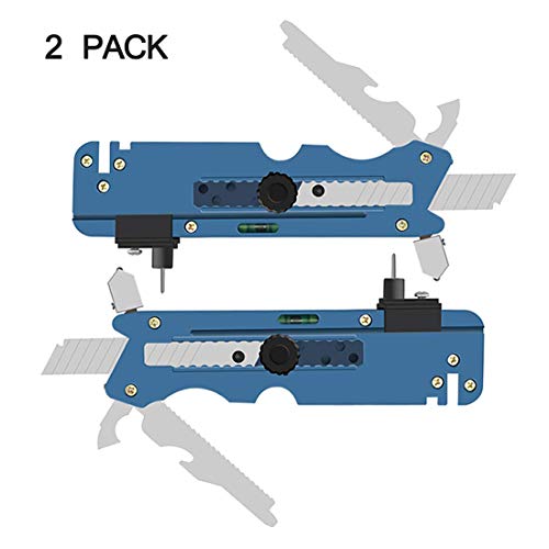 Finyosee Glass Cutting Ruler,Professional Multifunction Glass Cutter Six Wheel Metal Cutting Tool